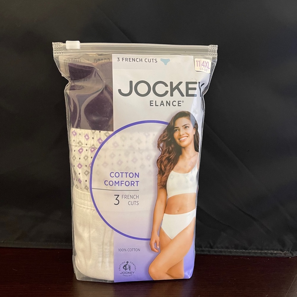 Jockey Ladies French Cut Panties 3 pK size 11/4XL
